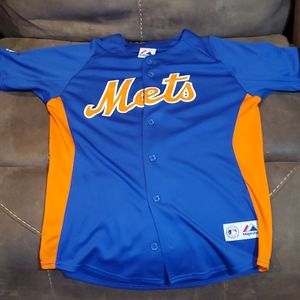 Mets button down jersey